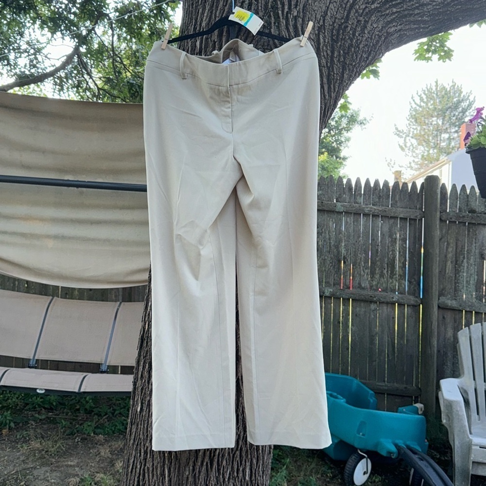Emaline khnaki‎ Signature trouser pants sz 16 Dress causal work office pants